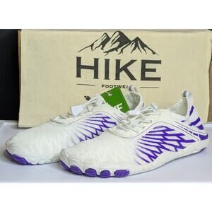 Hike Footwear Shoes Womens 7.5 EU 38 White Lorax Barefoot Wide Toe NEW Outdoor
